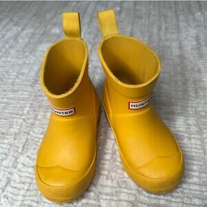 Kid's Yellow Hunter Boots